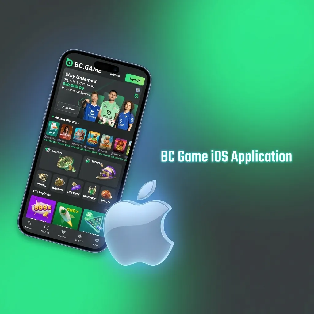 BC Game iOS app for iPhone and iPad with full platform features, requires iOS 11.0+ and 100MB storage