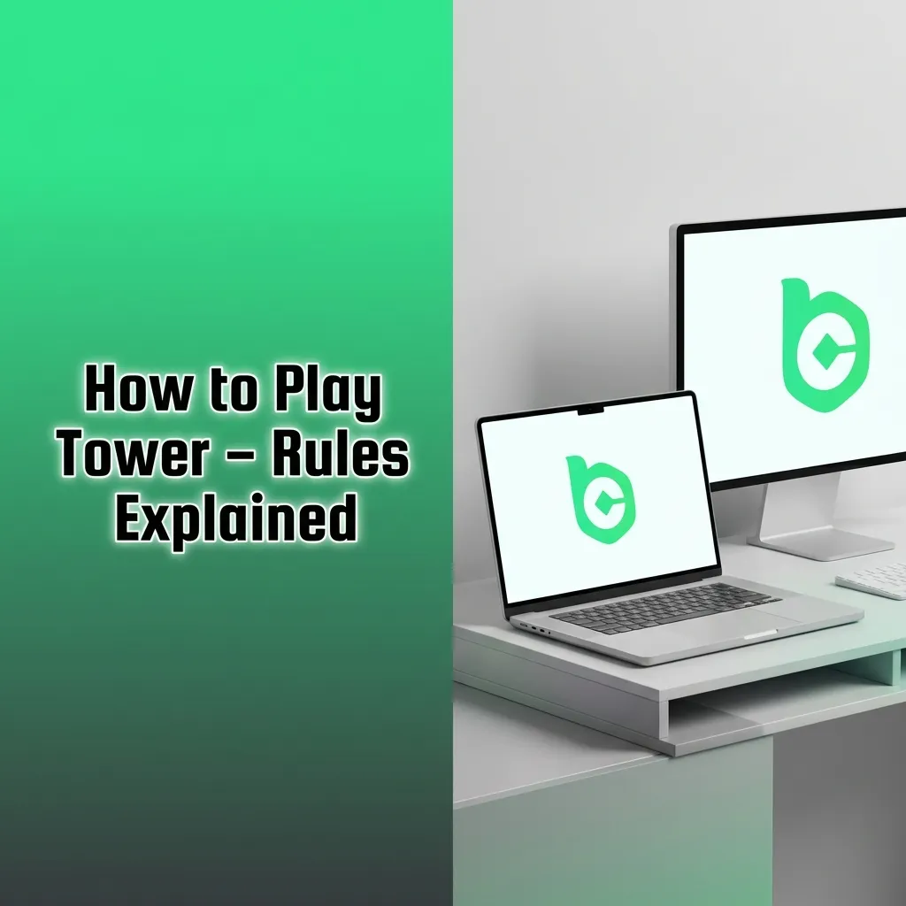 Players climb a vertical tower of blocks, selecting safe blocks to advance levels and increase multipliers in this risk-based game.