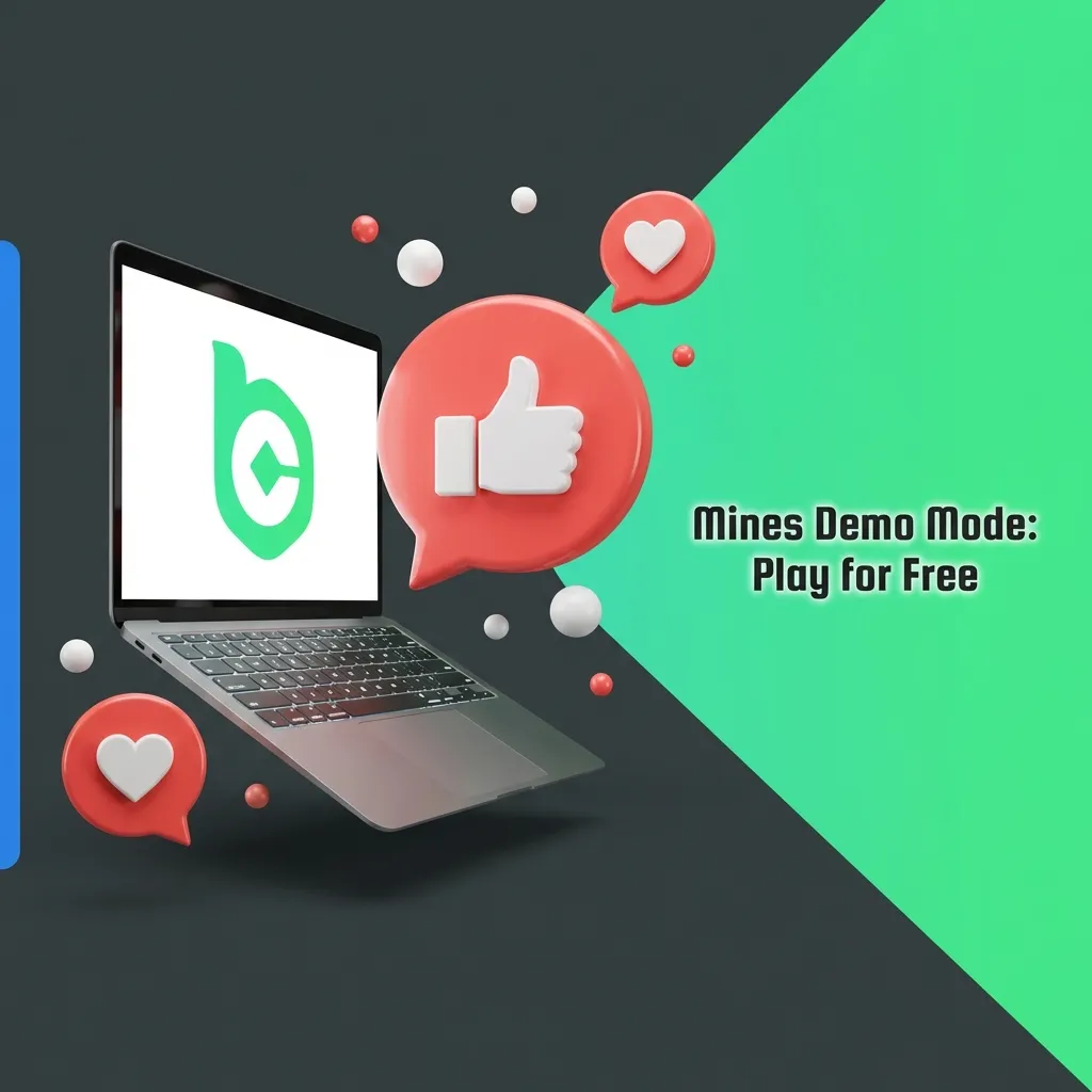 BC Game Mines demo mode interface showing free play credits and mine grid for risk-free strategy testing