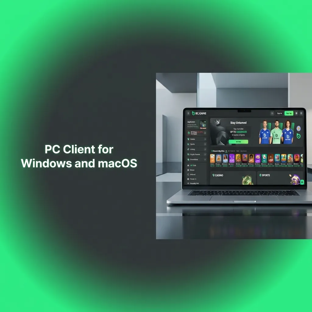 BC Game website accessible on Windows and macOS browsers including Chrome, Firefox, Safari, and Edge for betting and gaming