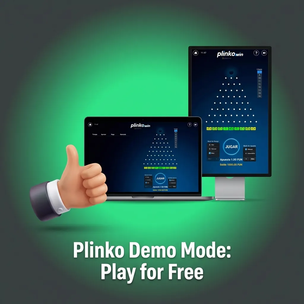 Players testing BC Game's Plinko demo mode with virtual credits on a digital interface showing different risk levels and bet options.