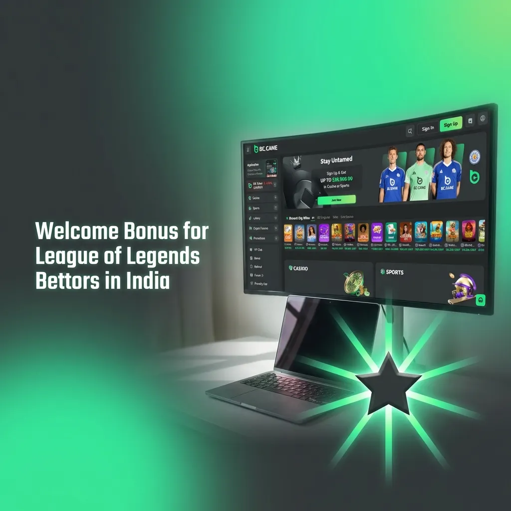New Indian players receiving up to 300% welcome bonus for League of Legends betting on BC Game platform
