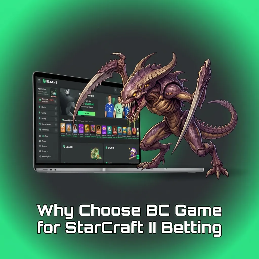 BC Game platform interface showing StarCraft II betting options with Indian payment methods and competitive odds display